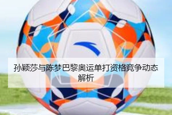 孙颖莎与陈梦巴黎奥运单打资格竞争动态解析